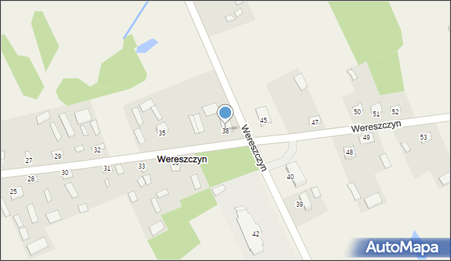 Wereszczyn, Wereszczyn, 38, mapa Wereszczyn