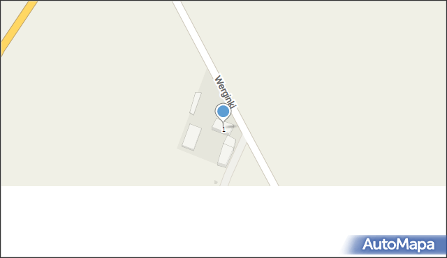 Werginki, Werginki, 1, mapa Werginki