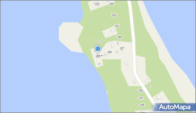 Werlas, Werlas, 283, mapa Werlas