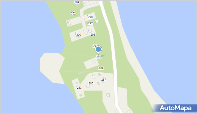 Werlas, Werlas, 291, mapa Werlas