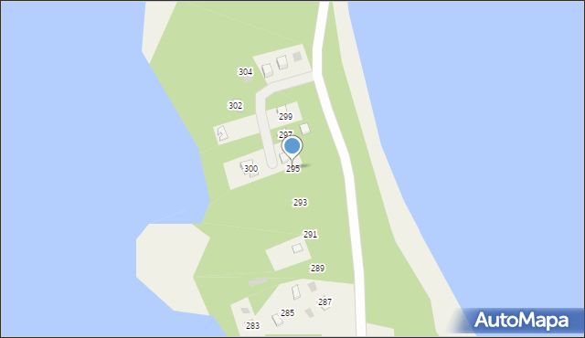 Werlas, Werlas, 295, mapa Werlas