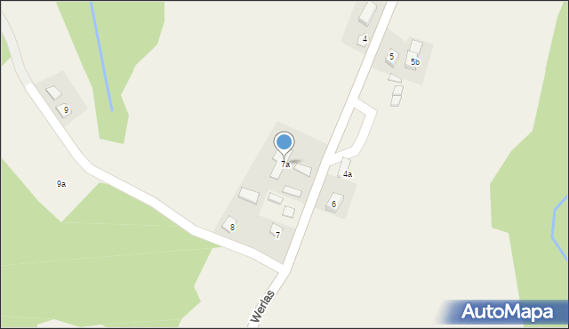 Werlas, Werlas, 7a, mapa Werlas