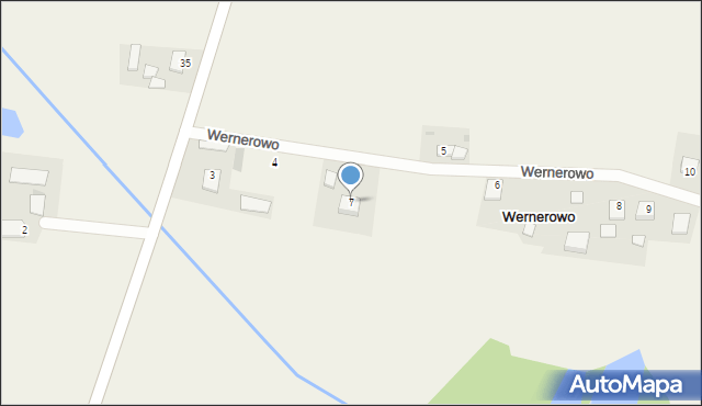 Wernerowo, Wernerowo, 7, mapa Wernerowo