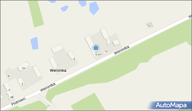 Weronika, Weronika, 7, mapa Weronika