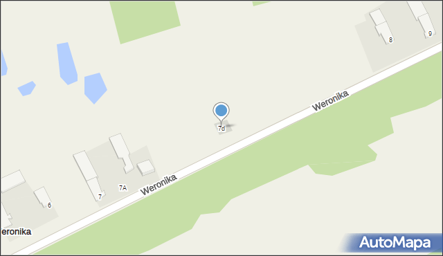 Weronika, Weronika, 7d, mapa Weronika