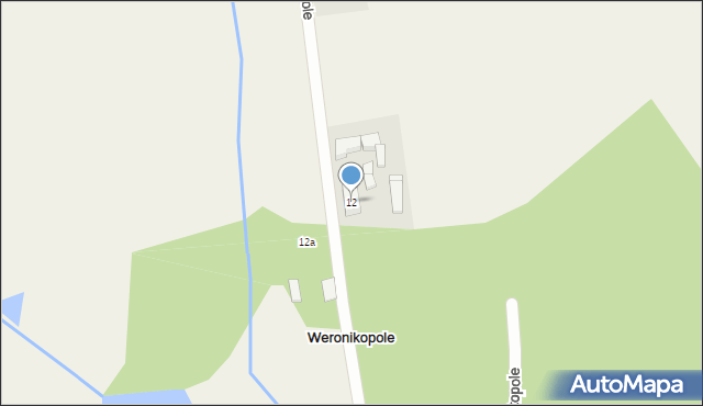 Weronikopole, Weronikopole, 12, mapa Weronikopole