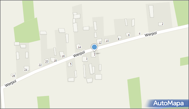 Werpol, Werpol, 1, mapa Werpol