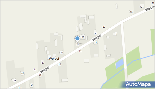 Werpol, Werpol, 34, mapa Werpol