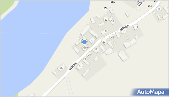 Wersk, Wersk, 30, mapa Wersk