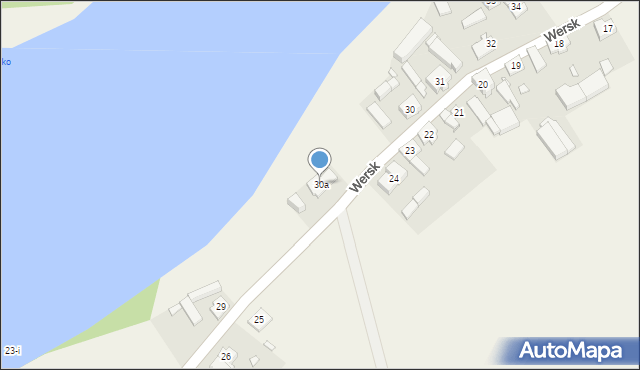Wersk, Wersk, 30a, mapa Wersk