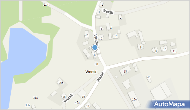 Wersk, Wersk, 39, mapa Wersk