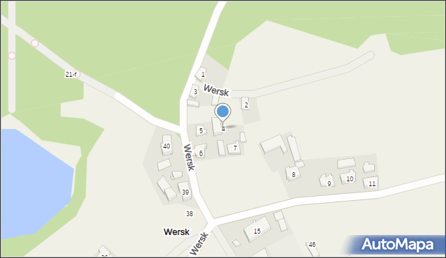 Wersk, Wersk, 4, mapa Wersk