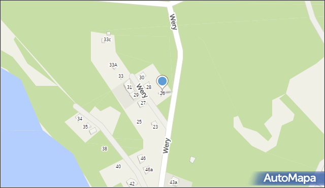 Wery, Wery, 26, mapa Wery