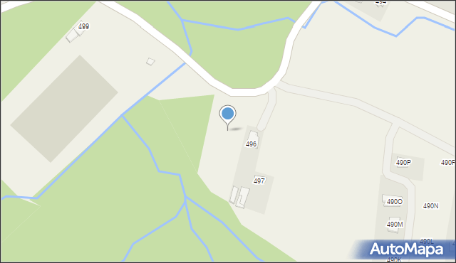 Werynia, Werynia, 496a, mapa Werynia