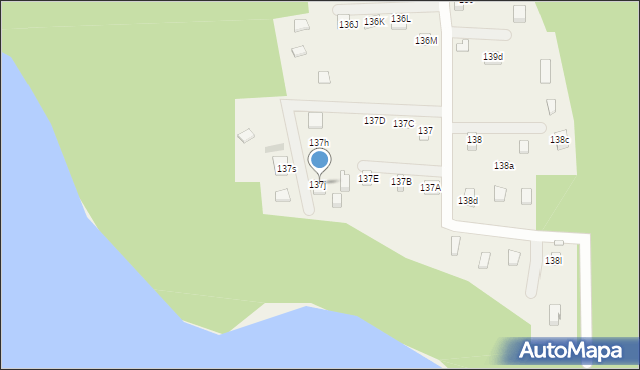 Węsiory, Węsiory, 137j, mapa Węsiory