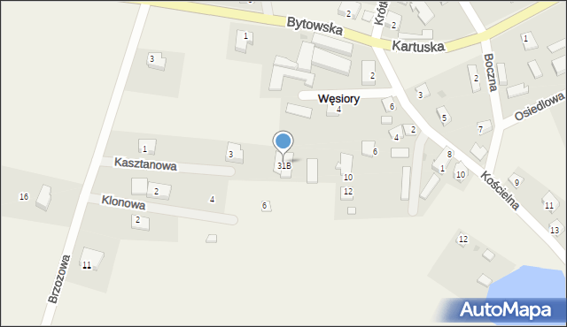 Węsiory, Węsiory, 31d, mapa Węsiory