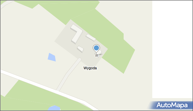 Węsiory, Węsiory, 85, mapa Węsiory