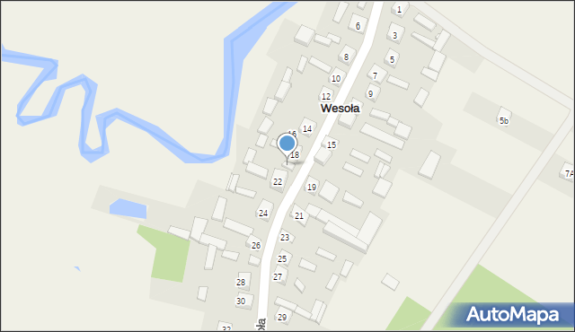 Wesoła, Wesoła, 20, mapa Wesoła