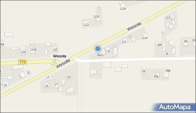 Wesoła, Wesoła, 32, mapa Wesoła