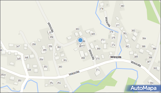 Wesoła, Wesoła, 367, mapa Wesoła