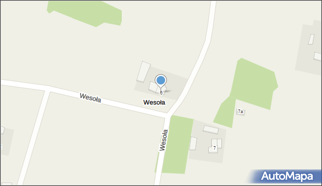Wesoła, Wesoła, 6, mapa Wesoła