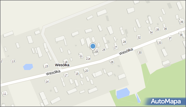 Wesółka, Wesółka, 23, mapa Wesółka
