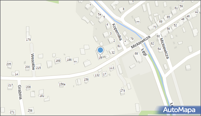 Wesołów, Wesołów, 15, mapa Wesołów