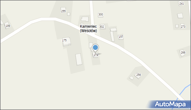 Wesołów, Wesołów, 174, mapa Wesołów