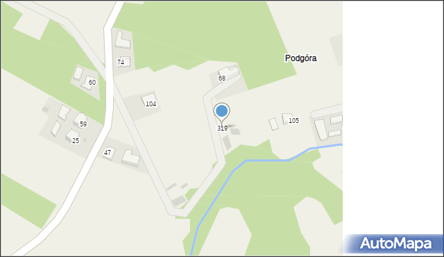 Wesołów, Wesołów, 319, mapa Wesołów