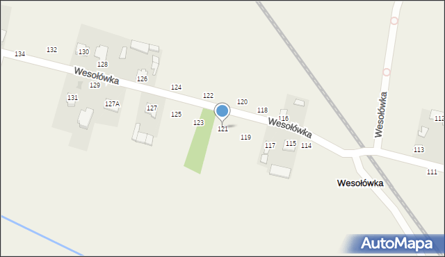 Wesołówka, Wesołówka, 121, mapa Wesołówka