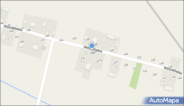 Wesołówka, Wesołówka, 129, mapa Wesołówka