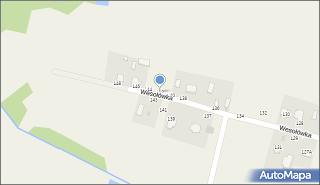 Wesołówka, Wesołówka, 142, mapa Wesołówka