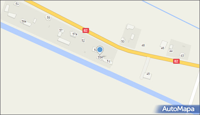 Wesołówka, Wesołówka, 53A, mapa Wesołówka