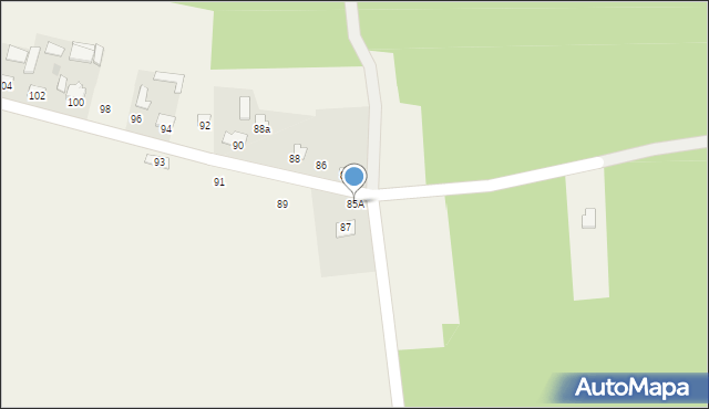 Wesołówka, Wesołówka, 85A, mapa Wesołówka