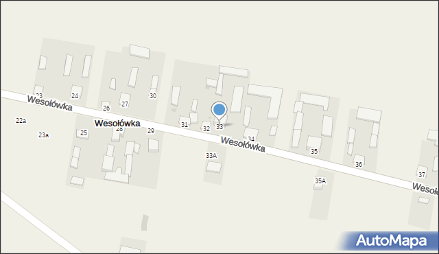 Wesołówka, Wesołówka, 33, mapa Wesołówka