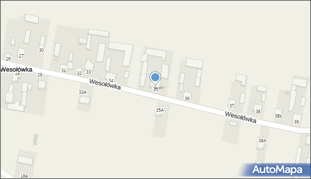 Wesołówka, Wesołówka, 35, mapa Wesołówka