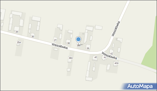 Wesołówka, Wesołówka, 38b, mapa Wesołówka