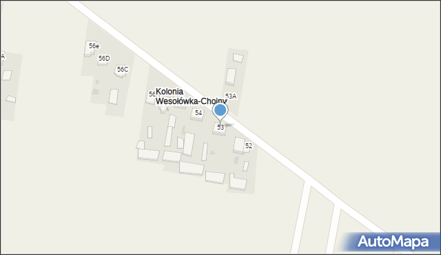 Wesołówka, Wesołówka, 53, mapa Wesołówka