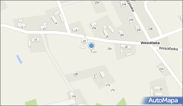 Wesołówka, Wesołówka, 16a, mapa Wesołówka