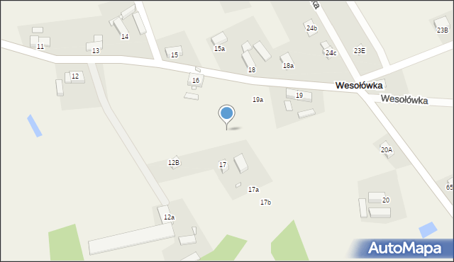 Wesołówka, Wesołówka, 16b, mapa Wesołówka
