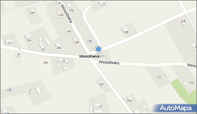 Wesołówka, Wesołówka, 21, mapa Wesołówka
