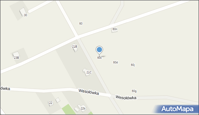 Wesołówka, Wesołówka, 60c, mapa Wesołówka