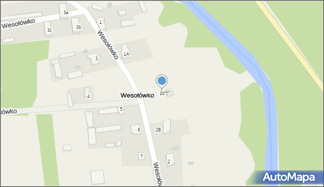 Wesołówko, Wesołówko, 1d, mapa Wesołówko