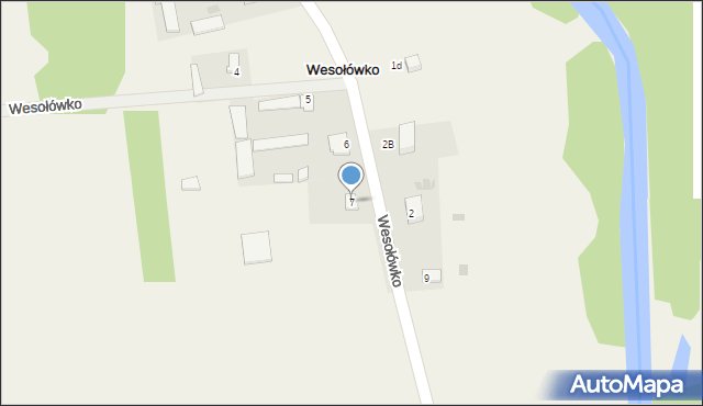 Wesołówko, Wesołówko, 7, mapa Wesołówko