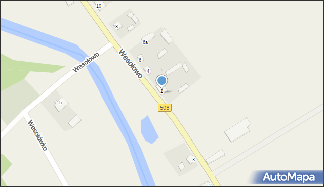 Wesołowo, Wesołowo, 2a, mapa Wesołowo