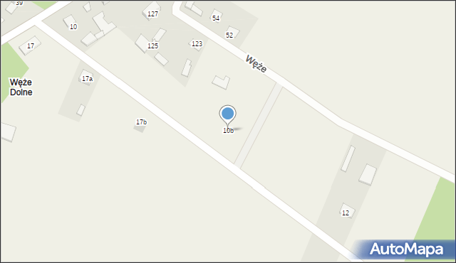 Węże, Węże, 10b, mapa Węże