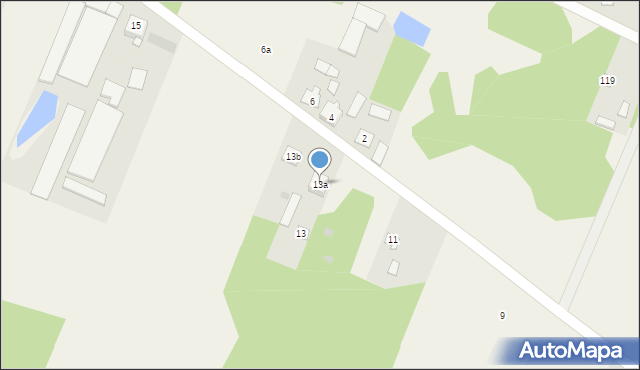 Węże, Węże, 13a, mapa Węże