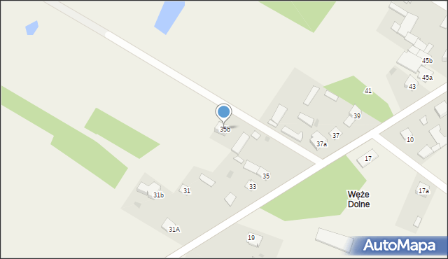 Węże, Węże, 35b, mapa Węże
