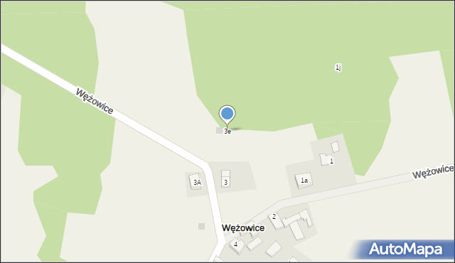 Wężowice, Wężowice, 3e, mapa Wężowice