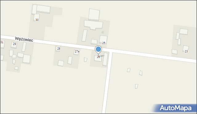 Wężowiec, Wężowiec, 26, mapa Wężowiec